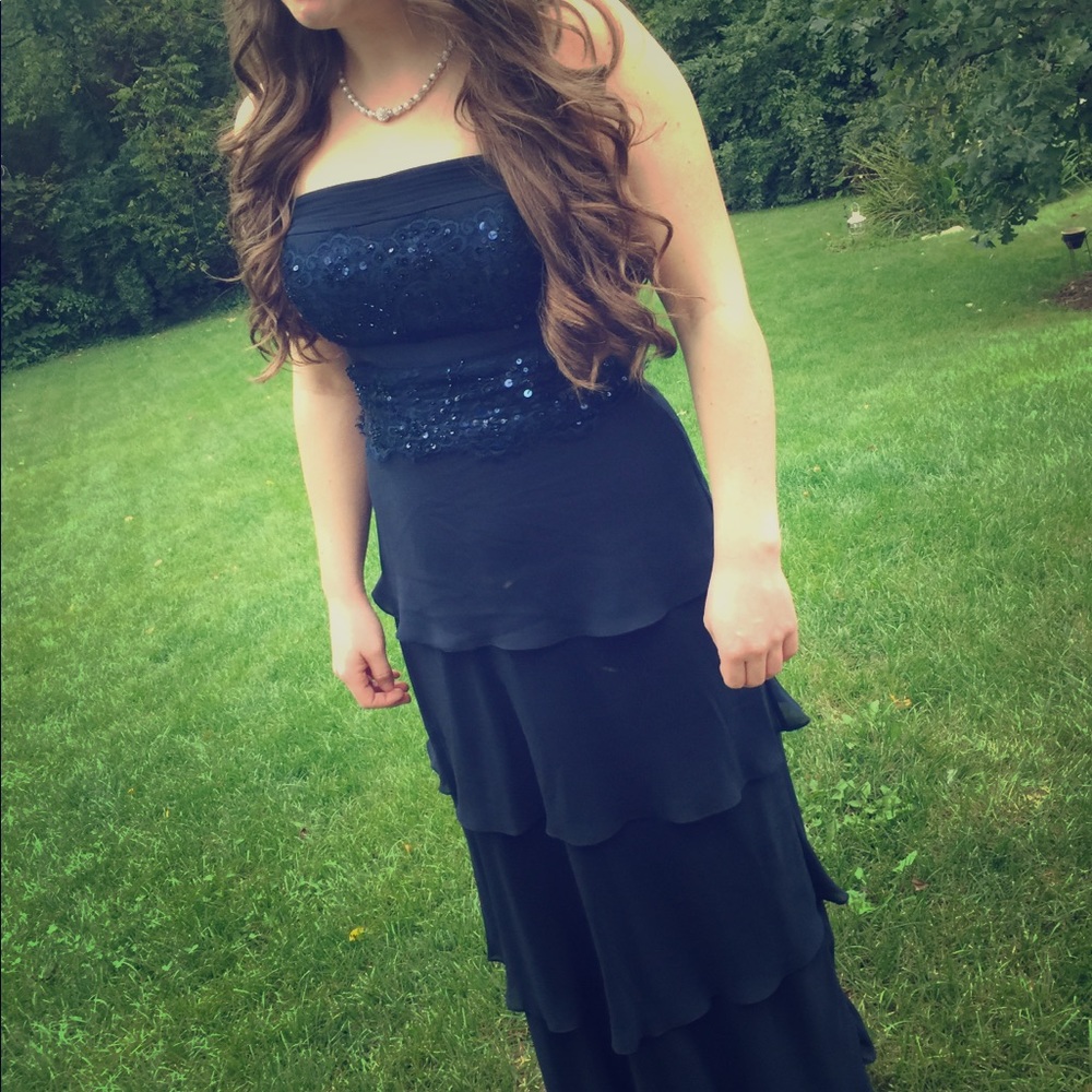 Mother of the groom strapless dress